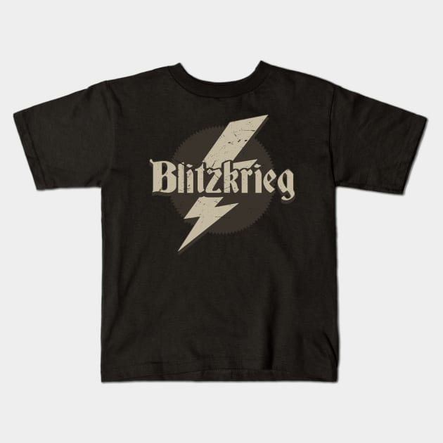 WW2 Germany Blitzkrieg Vintage Kids T-Shirt by Distant War